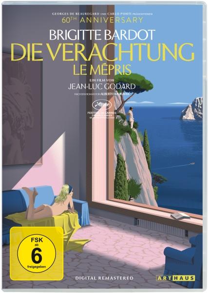 Actual product image Die Verachtung - Le Mépris - 60th Anniversary Edition - Dig.Remast. (DVD, German, English, French)