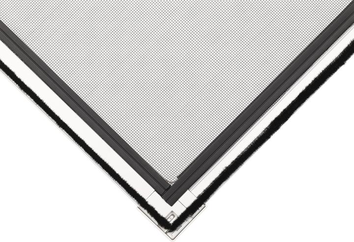 Immagine prodotto tesa Zanzariera FALT per finestre, telaio in alluminio regolabile in base alle dimensioni, pieghevole (140 x 140 cm)
