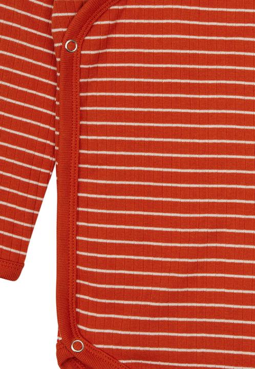 Actual product image loud + proud Wrap-around bodysuit Derby Rib (80)