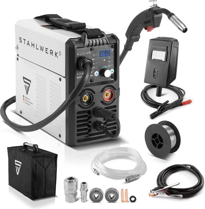 Actual product image Stahlwerk Welding machine MIG MAG 160 M IGBT 5 in 1 combi device with 160 amps