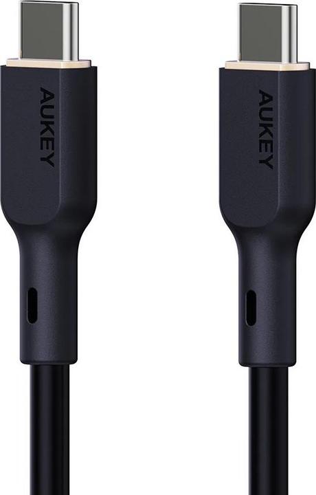 Image du produit Aukey CB-SCC241 USB-C Power Delivery PD 240W 5A 20V 1m nylon noir (1 m, USB 3.2 Gen 1)