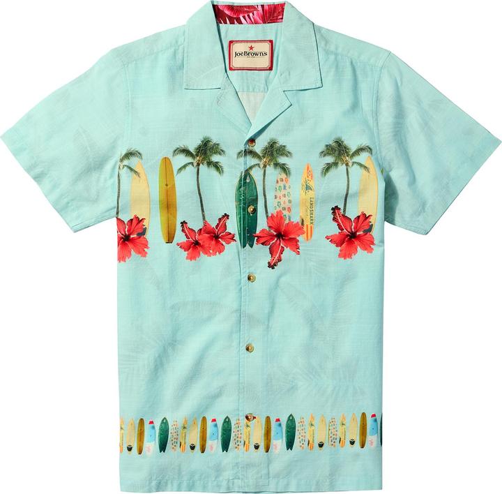 Joe Browns Surf Board Placement Print Short Sleeve Shirt