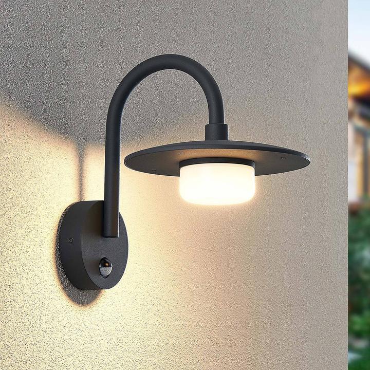 Image du produit Lucande Zamalino Applique murale d'extérieur avec capteur (GX53, IP44)