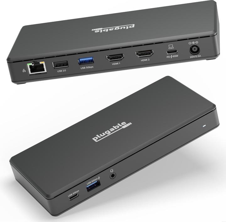 Plugable USB-C Dual HDMI DS 65W (USB-C)