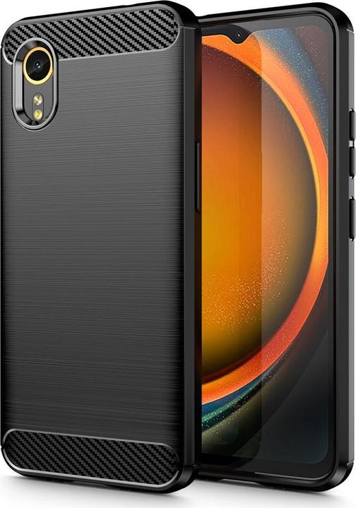 Tech-Protect TPUCarbon case for Samsung Galaxy XCover 7 - black (Samsung Galaxy Xcover 7)