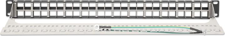 Actual product image Intellinet 48-port patch panel, shielded and unequipped, 1 U