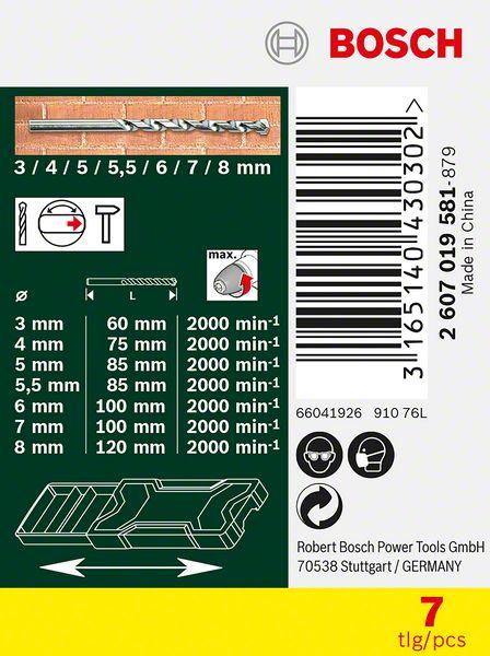 Immagine prodotto Bosch Zubehör Set di trapani a rotazione per pietra 7 pezzi (6 mm, 5,5 mm, 7 mm, 3 mm, 5 mm, 8 mm, 4 mm)