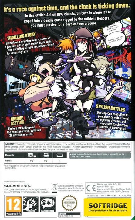 Produktbild Nintendo The World Ends With You - Final Remix (Switch, DE)