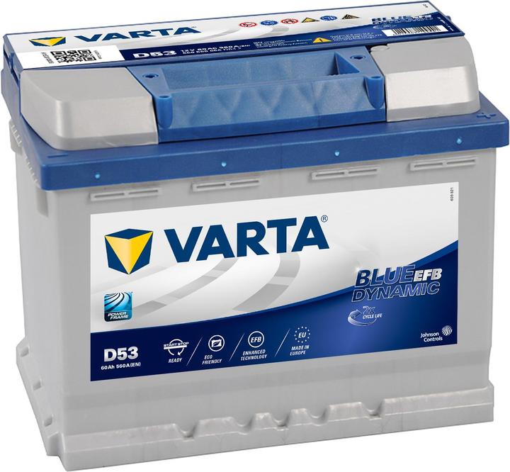 Image du produit Varta Blue Dynamic EFB D53 (12 V, 60 Ah, 560 A)