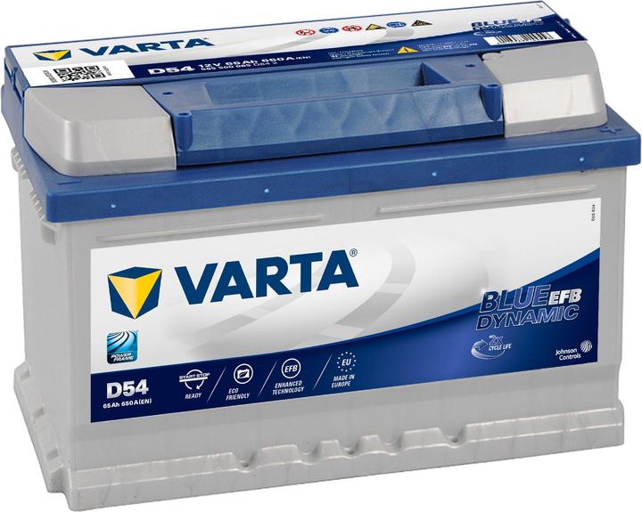 Actual product image Varta Blue Dynamic EFB D54 (12 V, 65 Ah, 650 A)
