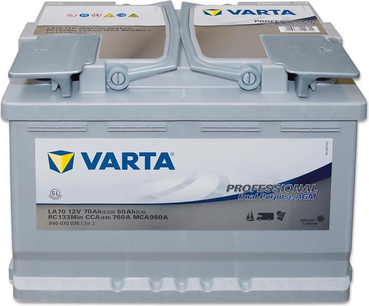Produktbild Varta Professional Dual Purpose AGM (12 V, 70 Ah)