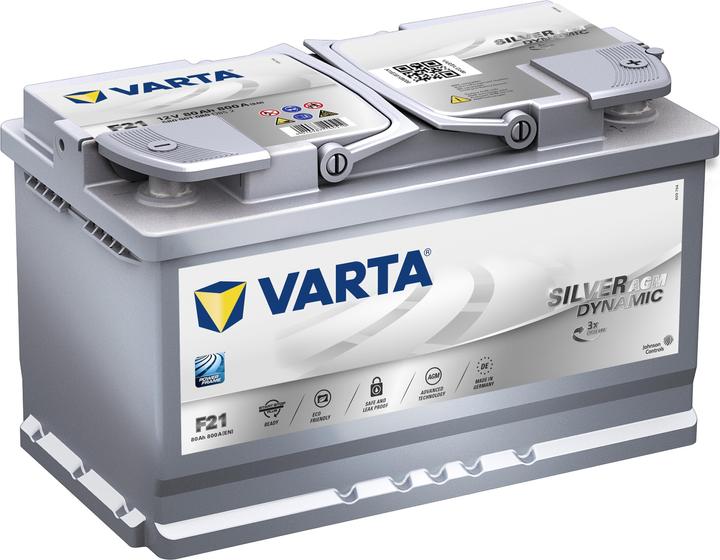 Produktbild Varta Silver Dynamic AGM F21 (12 V, 80 Ah, 800 A)