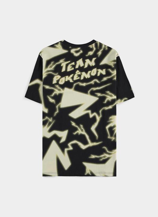 Actual product image Difuzed Pokémon - Pikachu Lightning Digital AOP Short Sleeved T-shirt - L (L)