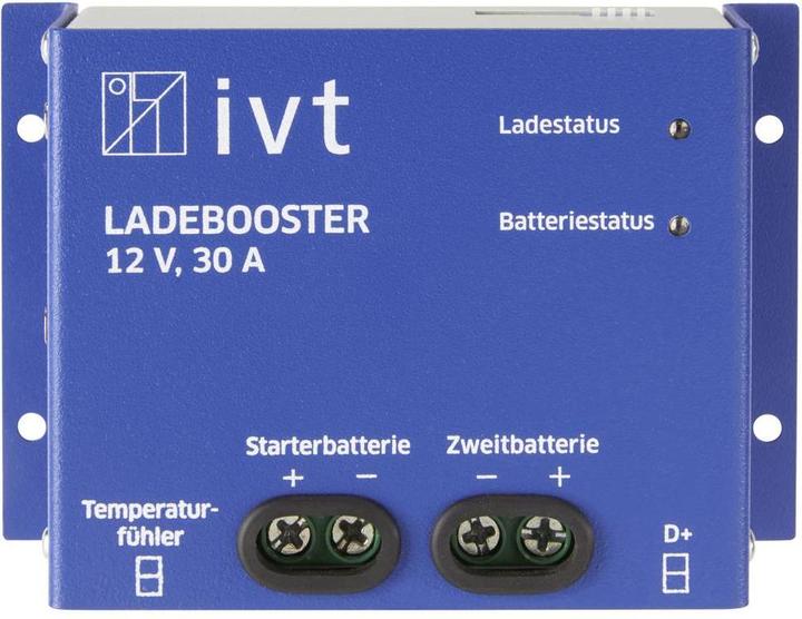 Produktbild IVT 920073 Ladespannungs-Booster 12 V 30 A (12V, 30 A)