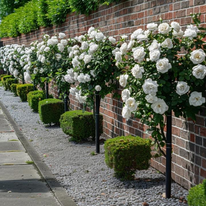 Actual product image Plant in a Box Rosa Palace 'Kailani' - set of 2 stem roses (80 cm)