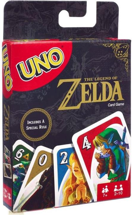 Actual product image Mattel The Legend of Zelda UNO Card Game European Exclusive
