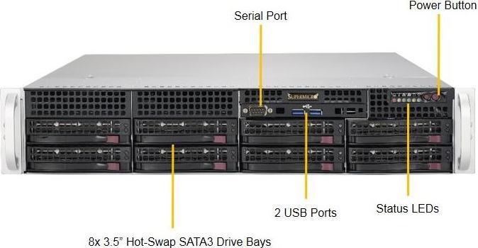 Produktbild Supermicro 5029P-WTR: Xeon Scalable