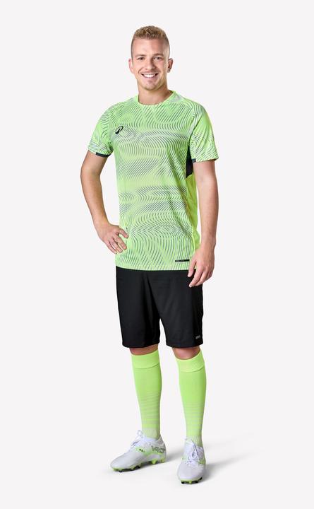 Immagine prodotto Kipsta Damen/Herren Fussball Trikot kurzarm - VIRALTO Wave gelb/grau (M)