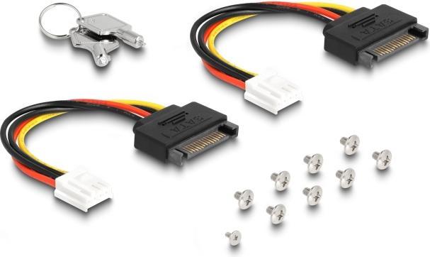 Produktbild Delock 5.25? Wechselrahmen für 8 x M.2 NVMe SSD mit Slim SAS