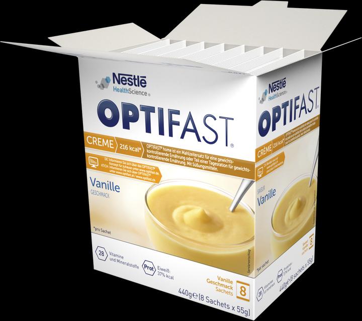 Produktbild Optifast Creme Vanille (Vanille, 8 Stk., 55 g)
