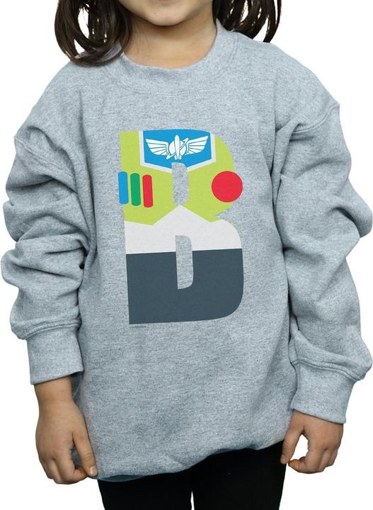 Produktbild Disney Alphabet B Is For Buzz Lightyear Sweatshirt Mädchen (152, 158)