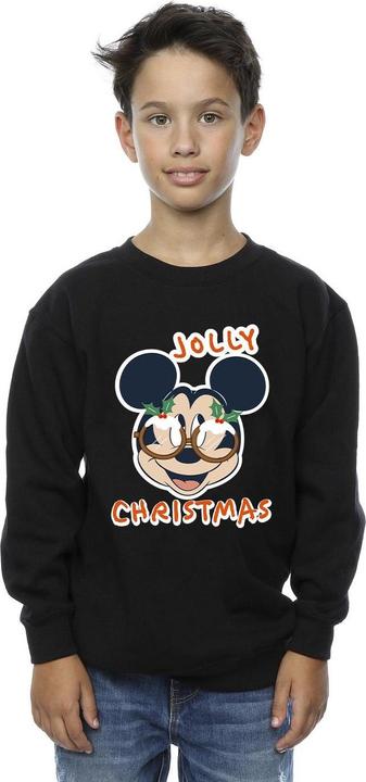 Immagine prodotto Disney Mickey Mouse Jolly Christmas Glasses Felpa Ragazzi (152, 158)