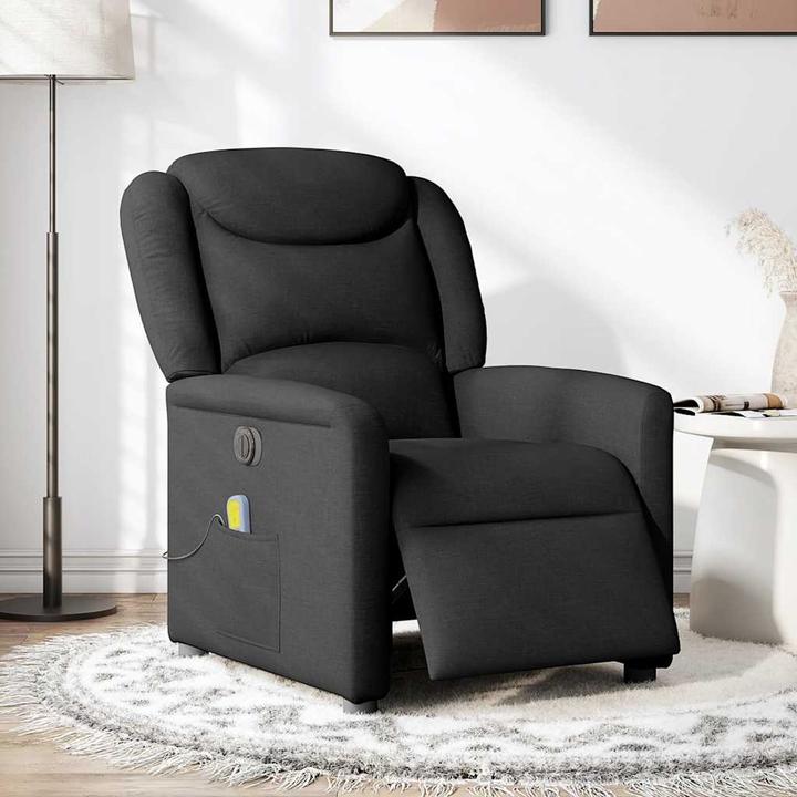 Produktbild VidaXL Massagesessel Elektrisch Schwarz Stoff