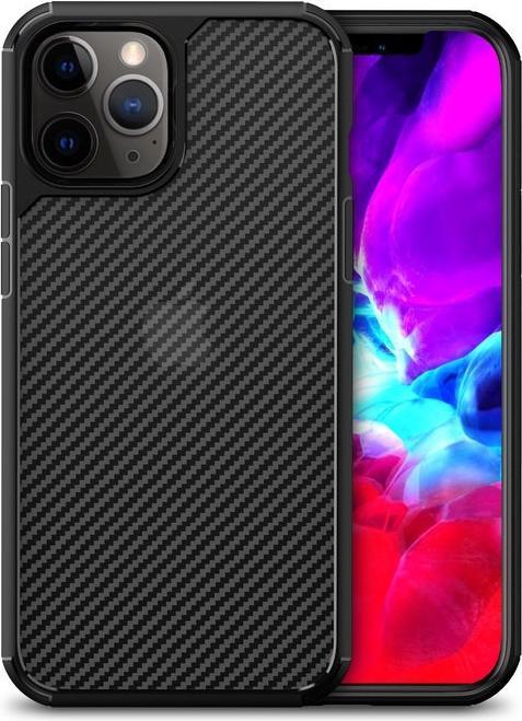 Actual product image Crong Hybrid Carbon - iPhone 12 Mini Case black (Apple iPhone 12 mini)