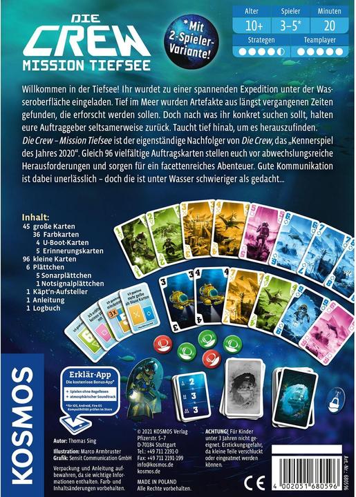 Actual product image Kosmos The Crew - Mission Deep Sea (German)