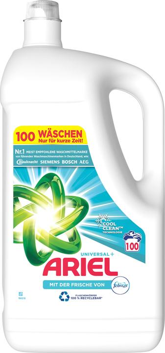 Actual product image Ariel Universal+ (100 Washing cycles, Liquid)