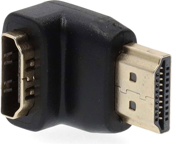 Actual product image Nedis HDMI adapter, 90° angle, HDMI connector - HDMI (HDMI)