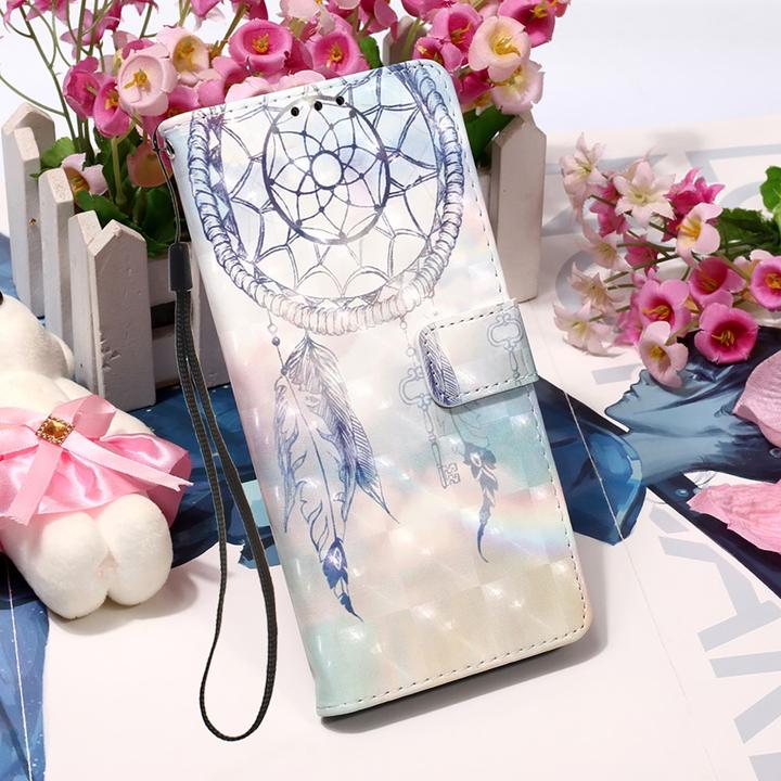 Produktbild Ueli Express iPhone 13 Buch Etui Tasche mit Kartenfach Traumfänger Gross (Apple iPhone 13)