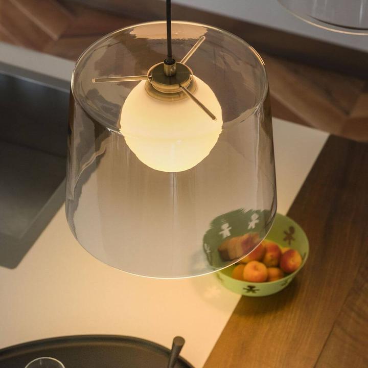 Immagine prodotto Ideal lux FADE G9 luce a sospensione ⌀270mm dimmerabile ambra bianco caldo 271316 (G9, 370 lm)