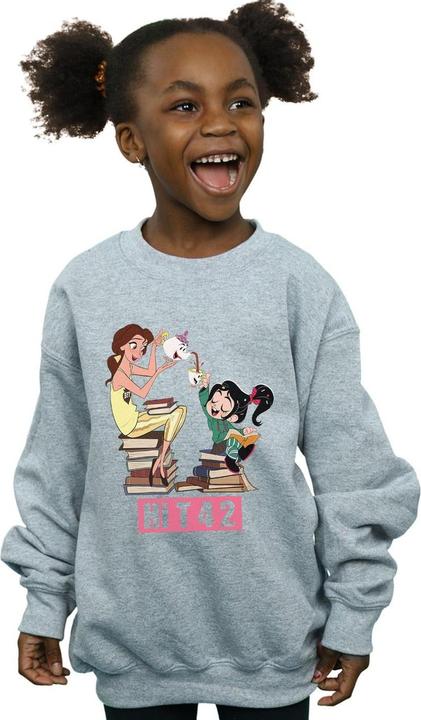 Actual product image Disney Girls Wreck It Ralph Belle And Vanellope Sweatshirt (128)