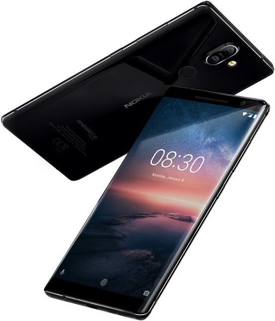 Immagine prodotto Nokia 8 Scirocco (128 GB, Nero, 5.50", SIM singola, 13 Mpx, 4G)