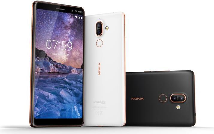Nokia 7 Plus (64 GB, Black, 6", Hybrid Dual SIM, 12 Mpx, 4G)