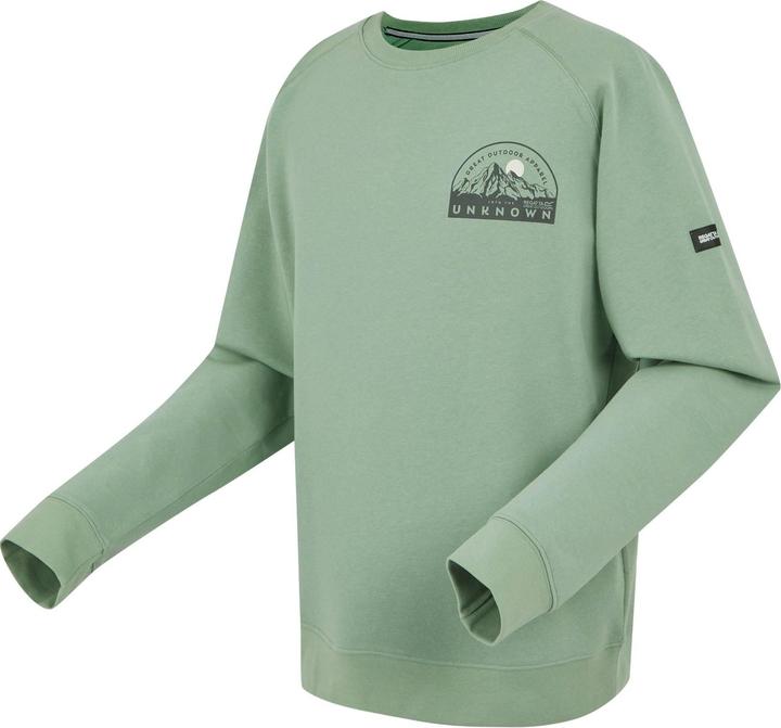 Actual product image Regatta Mens Nithsdale Mountain Crew Neck Sweatshirt (XL)