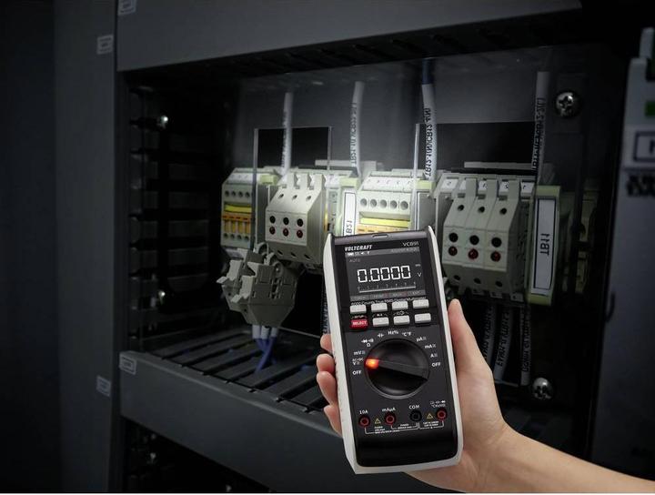 Produktbild Voltcraft VC891 Hand-Multimeter kalibriert (ISO) digital Datenlogger CAT III 100 (CAT III 1000V, CAT IV 600V)