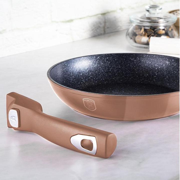 Actual product image BerlingerHaus frying pan BH/1948 Metallic Line Rose Gold Edition (24 cm, Frying pan, Aluminium)