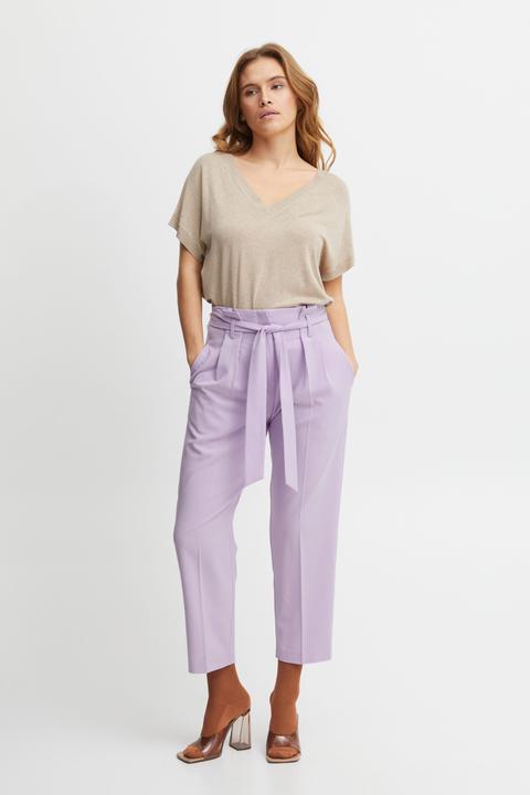 Actual product image B.young BYDANTA BELT PANTS - 20812656 (40)
