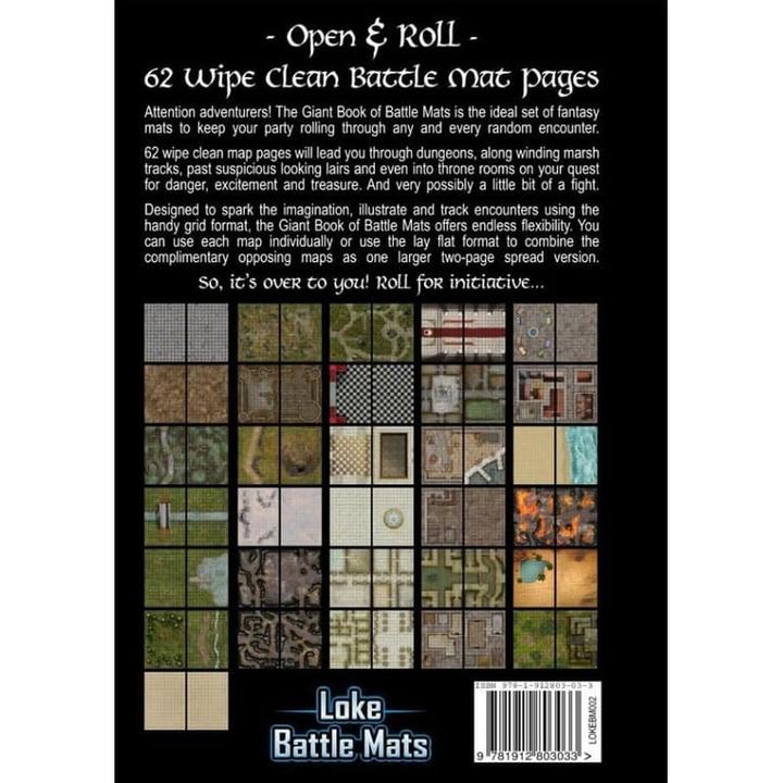 Actual product image Loke Battle Mats Giant Book of Battle Mats (English)