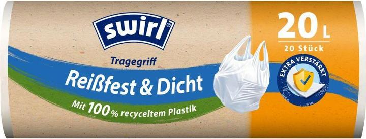 Actual product image Swirl bin liners r&d with t size 2 0l, pack of (20 x, 20 l)