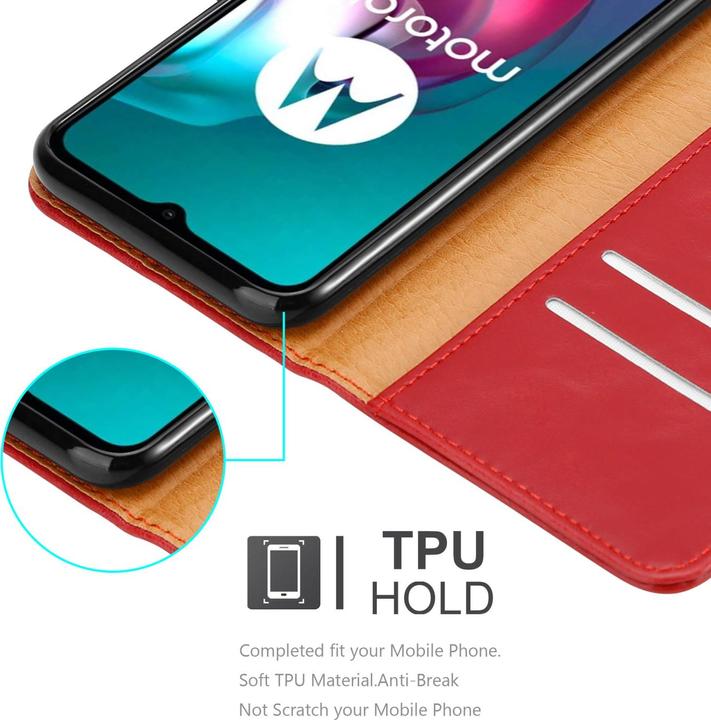 Actual product image Cadorabo Luxury Book Cover (Motorola Moto G10, Motorola Moto G30)