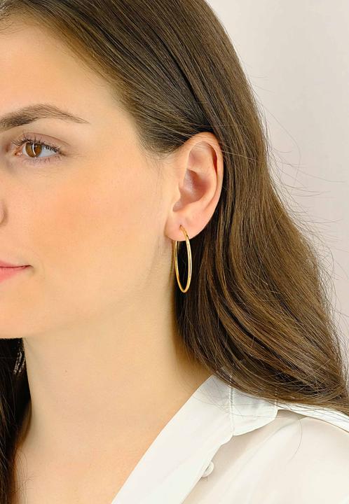 Produktbild Muau Creolen (750/18 K Gold)