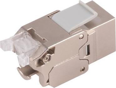 Actual product image Shiverpeaks S/CONN maximum connectivity network adapter keystone cat.6A, STP, ClampFix, tool-free