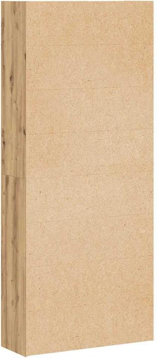 Actual product image VidaXL Bücherregal Bücherschrank Standregal Raumteiler Wandregal Artisan-Eiche (80 x 30 x 189 cm)