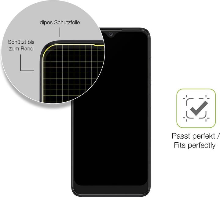 Actual product image Dipos Full Cover Screen Protector Matte (1 Piece, 1S (2020))