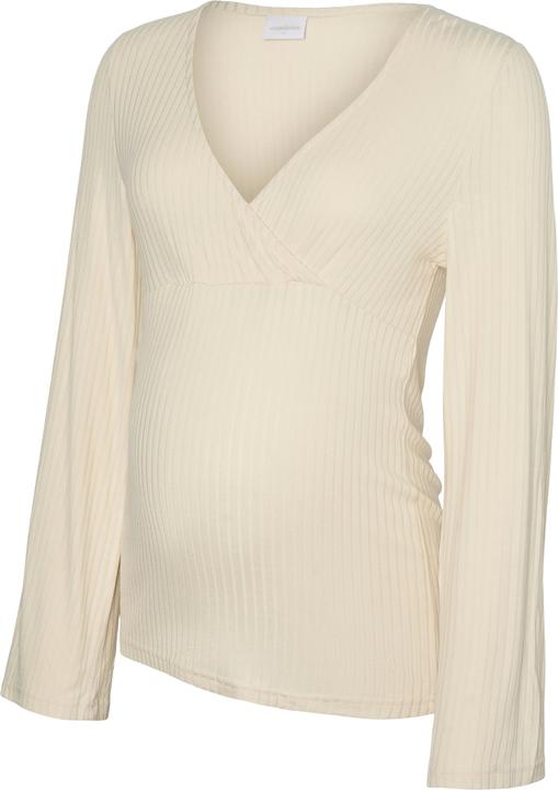 Mamalicious Normal geschnitten V-Ausschnitt Top Bluse (M)