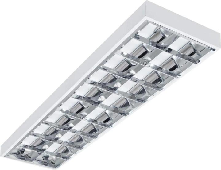 Productafbeelding Kanlux 22672 NOTUS 4LED 236NT Louvre armatuur opbouw 2xG13 bussen voor LED buizen (G13)