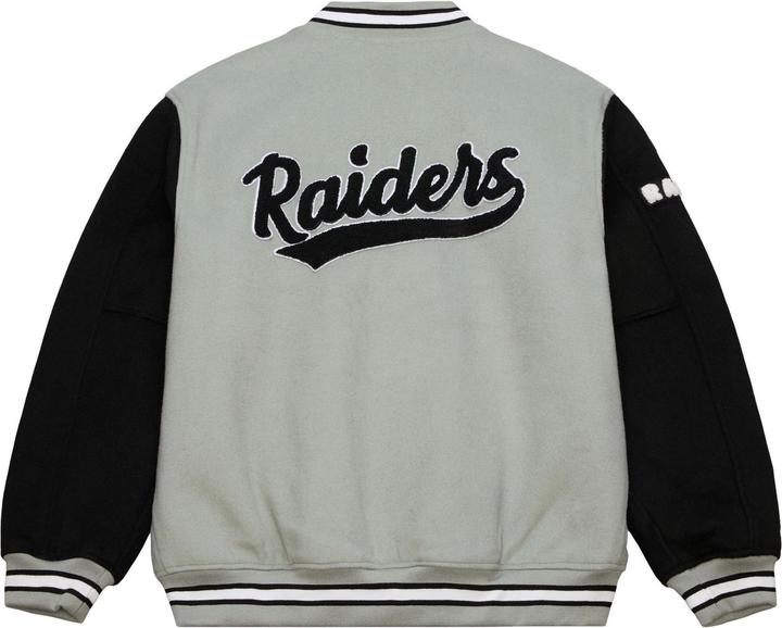 Actual product image Mitchell & Ness M&N Legacy Varsity Wool Veste - NFL Oakland Raiders (S)